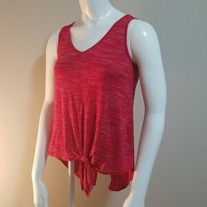 Moa Moa Red & White Tank Top (Small)